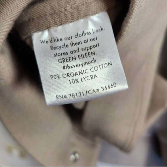 Eileen Fisher Full Zip Sweatshirt Jacket Minimalist Athleisure Activewear small - Picture 9 of 11